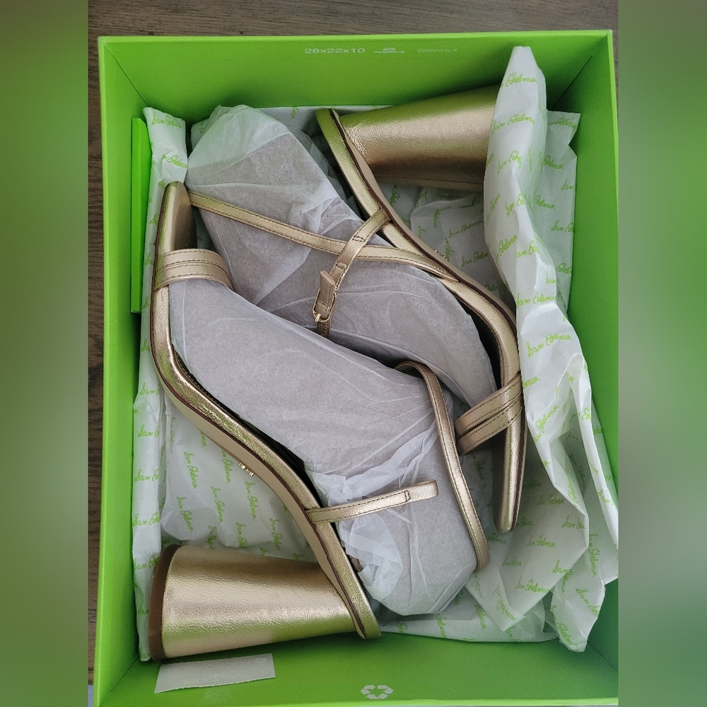 Gold SZ 8.5 Sam Edelman Heels